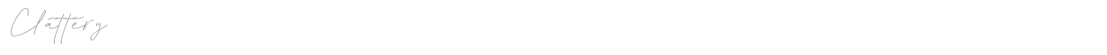 Clattery font preview